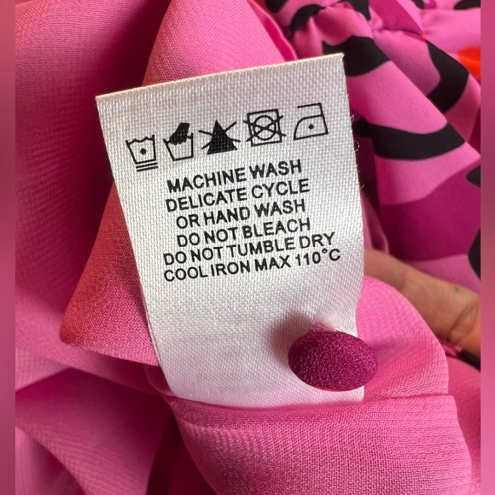 Crosby by Mollie Burch Pink Maisie Dress in Expressive Floral Size Large - Picture 7 of 11